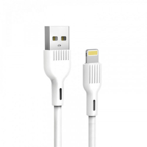 Кабель SkyDolphin S03L USB - Lightning 1м, White (USB-000417)