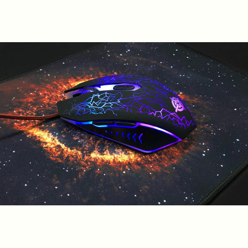 Миша GamePro GS347 Black USB + килимок