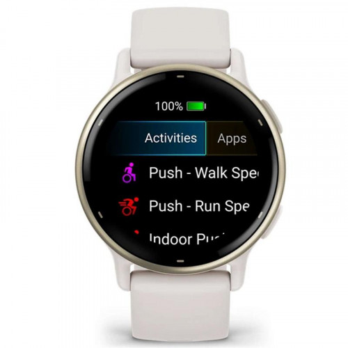 Смарт-годинник Garmin Vivoactive 5 Cream Gold Aluminum Bezel with Ivory Case and Silicone Band (010-02862-5B)