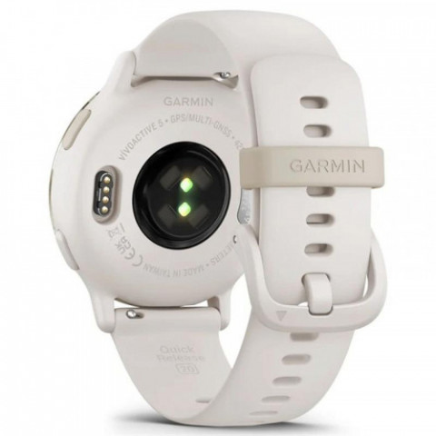 Смарт-годинник Garmin Vivoactive 5 Cream Gold Aluminum Bezel with Ivory Case and Silicone Band (010-02862-5B)