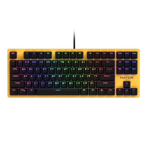 Клавіатура Hator Rockfall EVO TKL Kailh Optical Yellow (HTK-632)