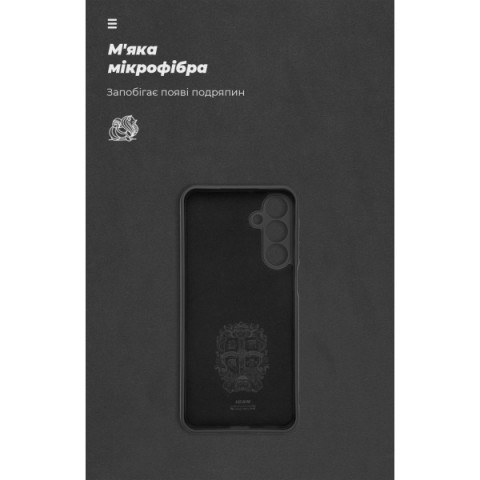 Чохол ArmorStandart ICON для Samsung A16 4G (A165) Camera cover Black (ARM80130)