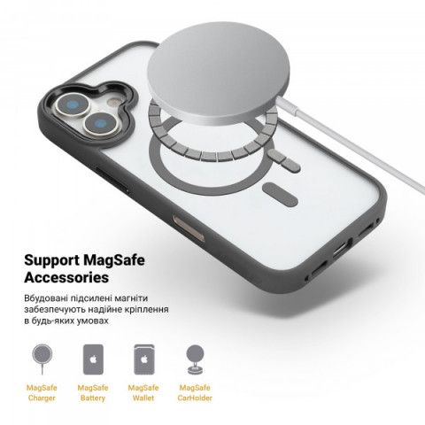 Чохол ArmorStandart Unit MagCase для Apple iPhone 17 Black (ARM86281)