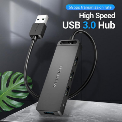 USB-хаб Vention CHLBB 4 ports Black