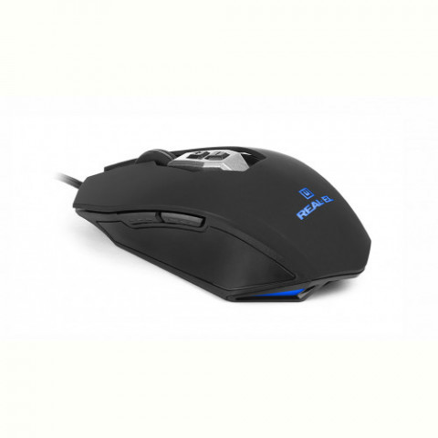 Миша REAL-EL RM-525 Black (EL123200029)