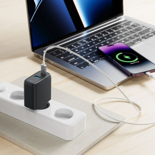 МЗП Proove Silicone Power 45W (Type-C + USB) black Купити в Україні