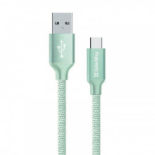 Кабель ColorWay USB-USB Type-C, 1м Mint (CW-CBUC003-MT)