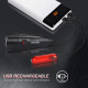 Комплект велофара і задня мигалка Ascher Ultra Bright 2000 mAh, 300 Lumens 4 режими світла (HJ-040)