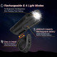 Комплект велофара і задня мигалка Ascher Ultra Bright 2000 mAh, 300 Lumens 4 режими світла (HJ-040)