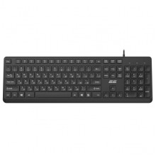 Клавіатура мембранна 2E KS405 104key, USB-A, EN/UK, чорний