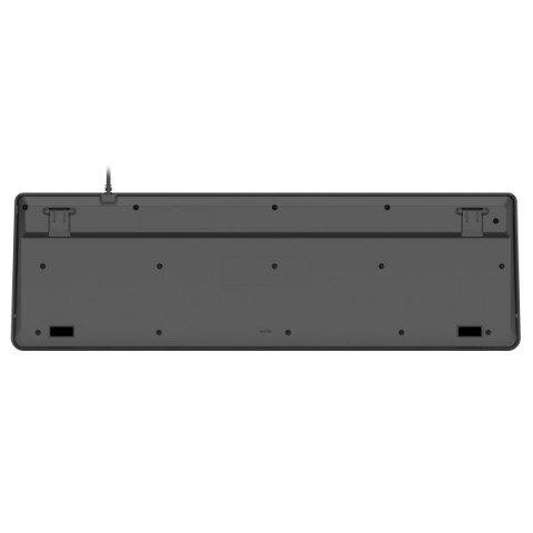 Клавіатура мембранна 2E KS405 104key, USB-A, EN/UK, чорний