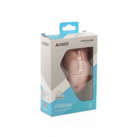 Миша бездротова A4Tech Fstyler FG50 Plus Pink
