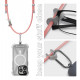 Ремінець для смартфону ArmorStandart Silicone Rope Titanium Pink with Grey holder (ARM76275)