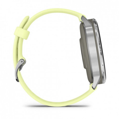 Смарт-годинник Garmin Venu 4 45mm Silver with Citron Silicone (010-03014-42)