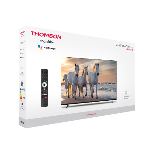 Телевiзор Thomson Android TV 65" UHD 65UA5S13