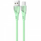 Кабель Usams US-SJ494 USB - USB Type-C, 1 м, Green (SJ494USB02)