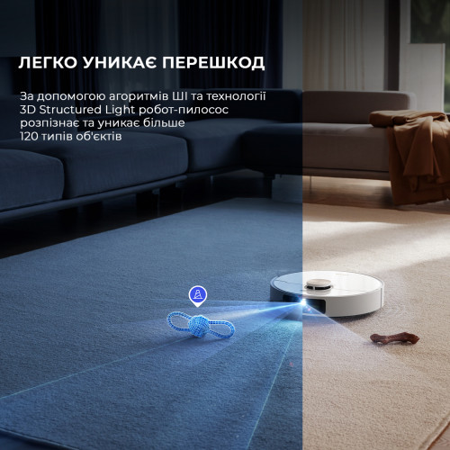 Робот-пилосос Dreame Bot X40 Ultra Complete White (RLX63CE-2-Wh)