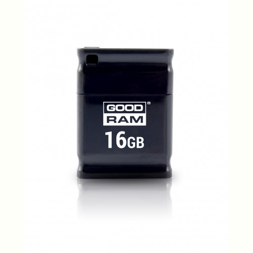 Флеш-накопичувач USB 16GB GOODRAM UPI2 (Piccolo) Black (UPI2-0160K0R11)