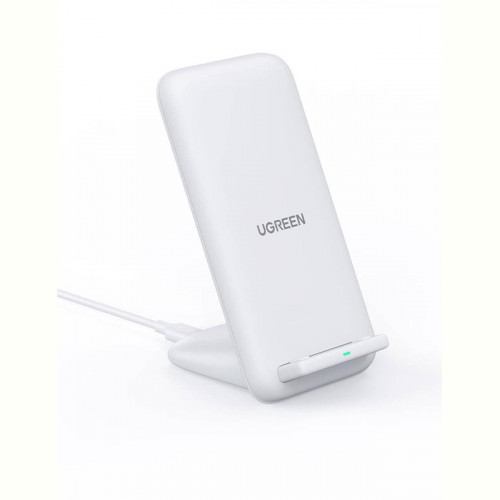 Бездротовий зарядний пристрій Ugreen CD221 White (80576)