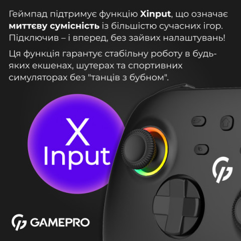 Бездротовий геймпад GamePro GPX13BDOC Купити в Україні