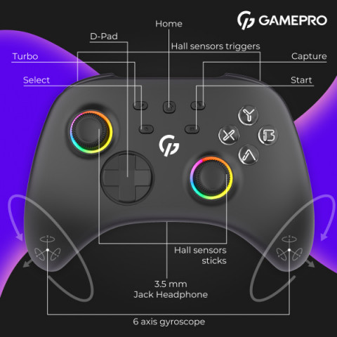 Бездротовий геймпад GamePro GPX13BDOC Купити в Україні