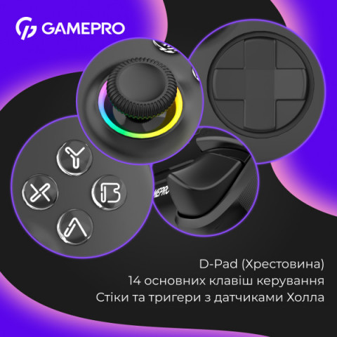 Бездротовий геймпад GamePro GPX13BDOC Купити в Україні