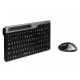 Комплект A4Tech Fstyler FB2535C клавіатура з мишою , USB, колір димчато-сірий