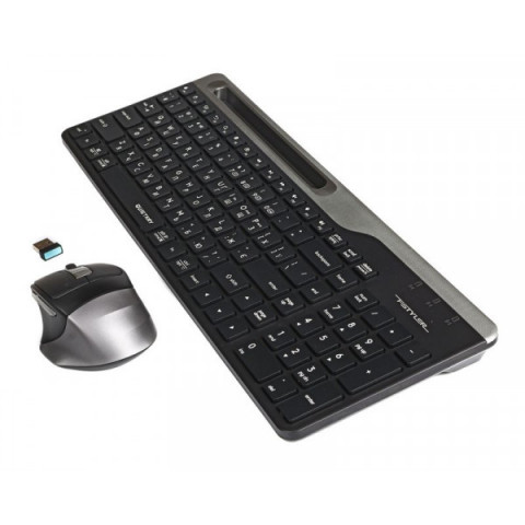 Комплект A4Tech Fstyler FB2535C клавіатура з мишою , USB, колір димчато-сірий