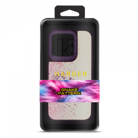 Чохол Harder Snake Pattern для Apple iPhone 15 Pro Pink (ARM76797)