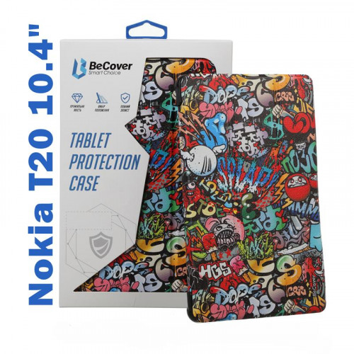 Чохол-книжка BeCover Smart для Nokia T20 10.4" Graffiti (708056)