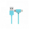 Кабель WK WDC-008 Axe Lightning/microUSB, 1м Blue (6970349287308)