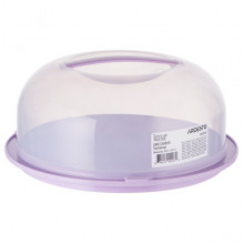Тортівниця з кришкою Ardesto Tasty baking, 28.4х11.5см, пластик, ліловий