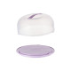 Тортівниця з кришкою Ardesto Tasty baking, 28.4х11.5см, пластик, ліловий