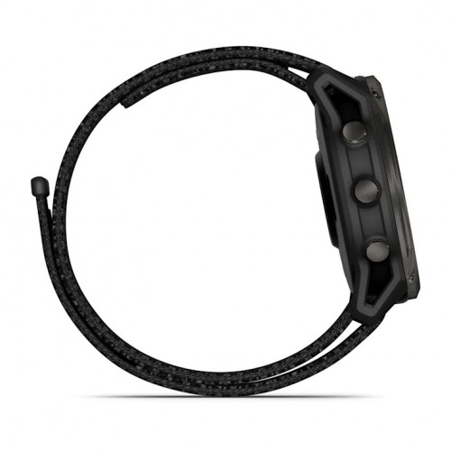 Смарт-годинник Garmin Enduro 3 Carbon Gray DLC Titanium with Black Nylon (010-02751-00)