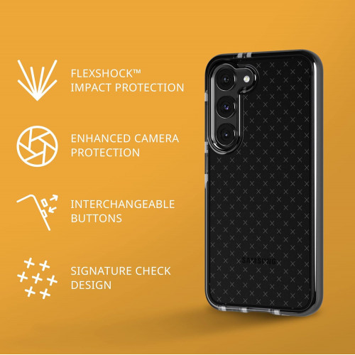 Чохол-накладка Tech21 Evo Check для Samsung Galaxy S23 SM-S911 Black (T21-10069)
