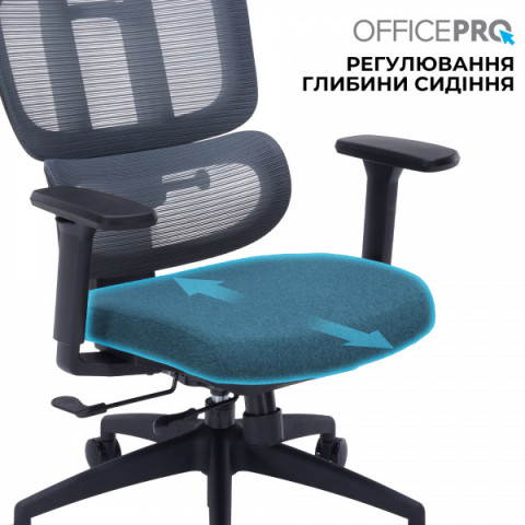 Крісло офісне OfficePro Skyline OC580-B-DG-DG Купити в Україні