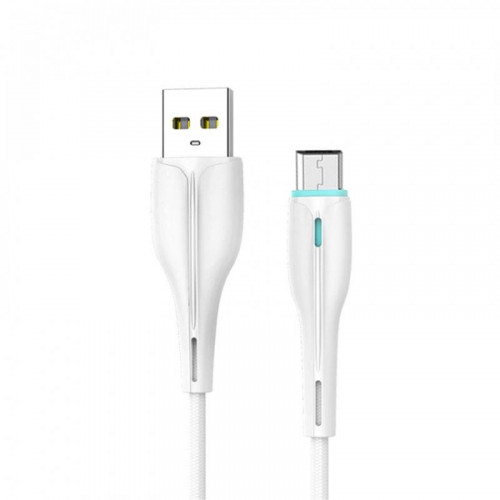 Кабель SkyDolphin S48V USB - microUSB 1м, White (USB-000427)