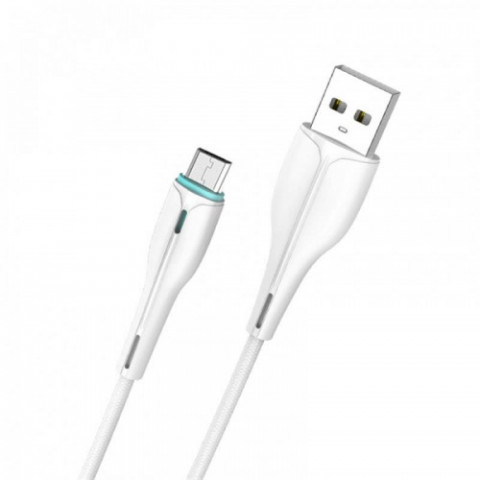 Кабель SkyDolphin S48V USB - microUSB 1м, White (USB-000427)