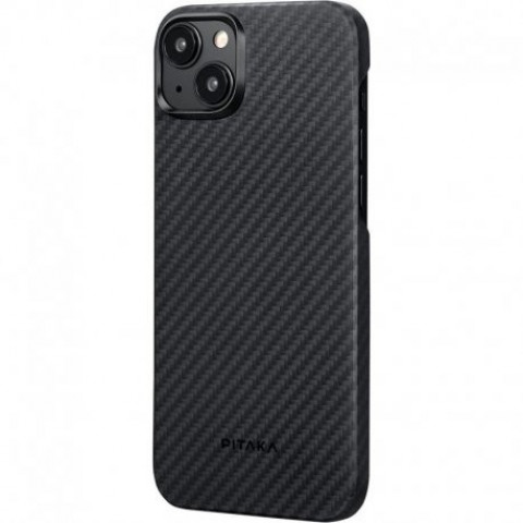 Чохол Pitaka MagEZ 4 Twill 1500D Case для iPhone 15 Plus Black/Grey (KI1501M)