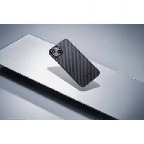 Чохол Pitaka MagEZ 4 Twill 1500D Case для iPhone 15 Plus Black/Grey (KI1501M)