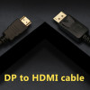 Кабель ProLogix (PR-DP-HDMI-P-02-30-18m) DisplayPort-HDMI V1.2, 1,8м