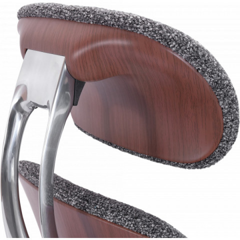 Офісне крісло GT Racer X-819 Fabric Wood Gray