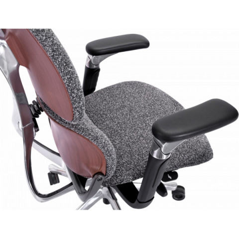 Офісне крісло GT Racer X-819 Fabric Wood Gray