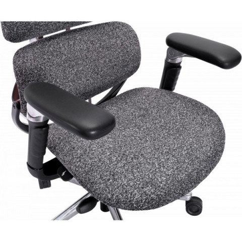 Офісне крісло GT Racer X-819 Fabric Wood Gray