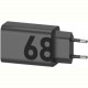 Зарядний пристрій Motorola 68W Black (MC-682N) + кабель Type-C
