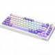Бездротова клавіатура ігрова Proove Gaming Coupe (Eng, Ukr) White/Purple (WKCP00022404)