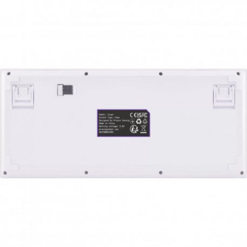 Бездротова клавіатура ігрова Proove Gaming Coupe (Eng, Ukr) White/Purple (WKCP00022404)