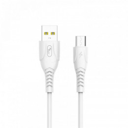 Кабель SkyDolphin S08V USB - microUSB 1м, White (USB-000564)