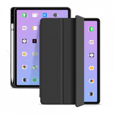 Чохол BeCover Tri Fold Soft TPU з кріпленням Apple Pencil для Apple iPad Air 11" M2 2024 Black (711400)