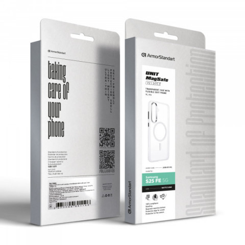 Чохол ArmorStandart Unit MagCase для Samsung S25 FE 5G Matte Clear (ARM89159)